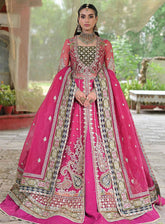 Singhar By Qalamkar Wedding Formals Embroidered Net 3 Piece Unstitched Suit QLM24SW RF-04 RIMEL
